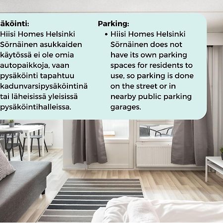 Hiisi Homes Helsinki Soernaeinen מראה חיצוני תמונה